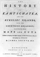 The history of Kamtschatka.