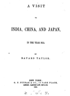 A visit to India, China, and Japan.