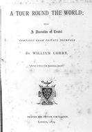 A tour round the world.