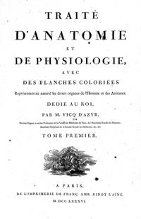 <I>Traité d'anatomie et de physiologie. </I>