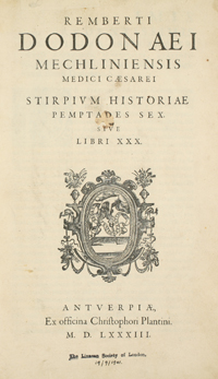 <I>Stirpium historiæ. </I>