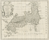 <I>A new and accurate map of the Empire of Japan.</I>
<span class=jpn>［新版日本帝国精図］</span>
