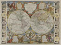 <I>Mappe-monde carte universelle de la terre.</I>
<span class=jpn>［万国世界地図］</span>