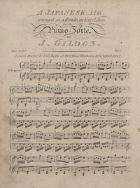 1800s Music Scores