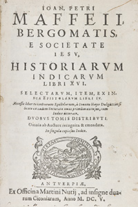 <I>Historiarvm Indicarvm Libri XVI.</I><span class=jpn>［インド史］</span>