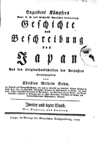 <I>Geschichte und Beschreibung von Japan. </I>